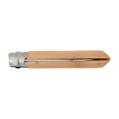Opinel N°08 sikkelmes zakmes tuin en oogst met Virobloc - Vouwmes - Broer Outdoor - 3123841131409