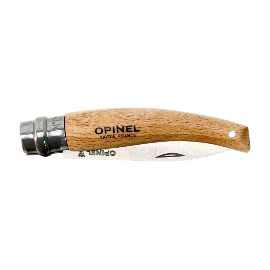 Opinel N°08 tuinmes zakmes RVS met Virobloc blister - Vouwmes - Broer Outdoor - 3123840012167