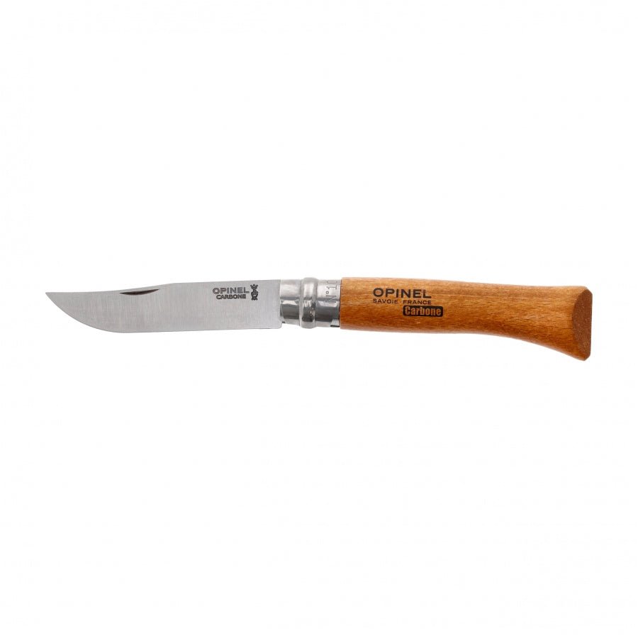 Opinel N°10 Carbon zakmes klassiek EDC met Virobloc - Vouwmes - Broer Outdoor - 3123841131003