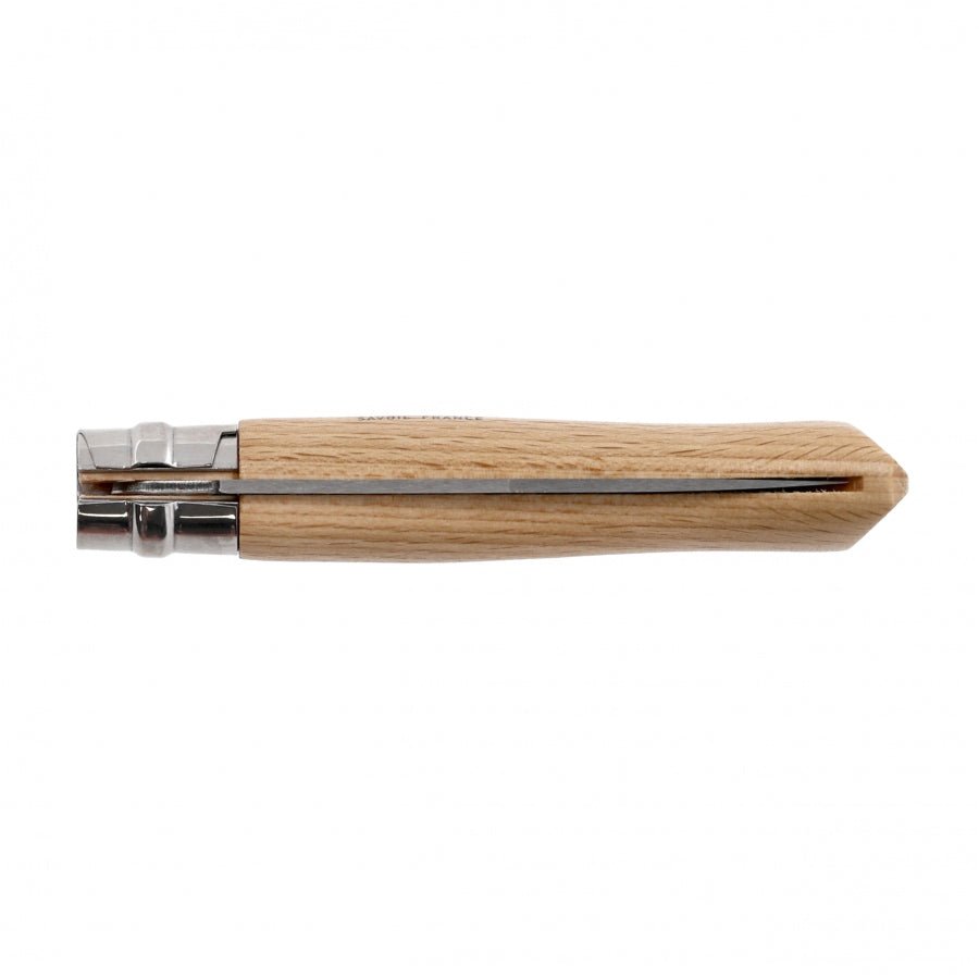 Opinel N°10 Inox zakmes klassiek EDC met Virobloc - Vouwmes - Broer Outdoor - 3123841231000