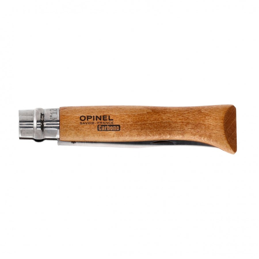 Opinel N°12 Carbon zakmes robuust EDC met Virobloc - Vouwmes - Broer Outdoor - 3123841131201