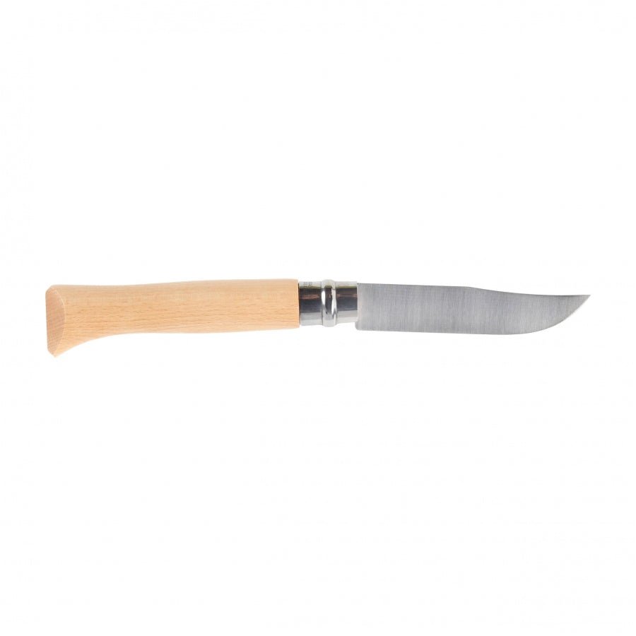 Opinel N°12 Inox zakmes robuust EDC met Virobloc - Vouwmes - Broer Outdoor - 3123840010842