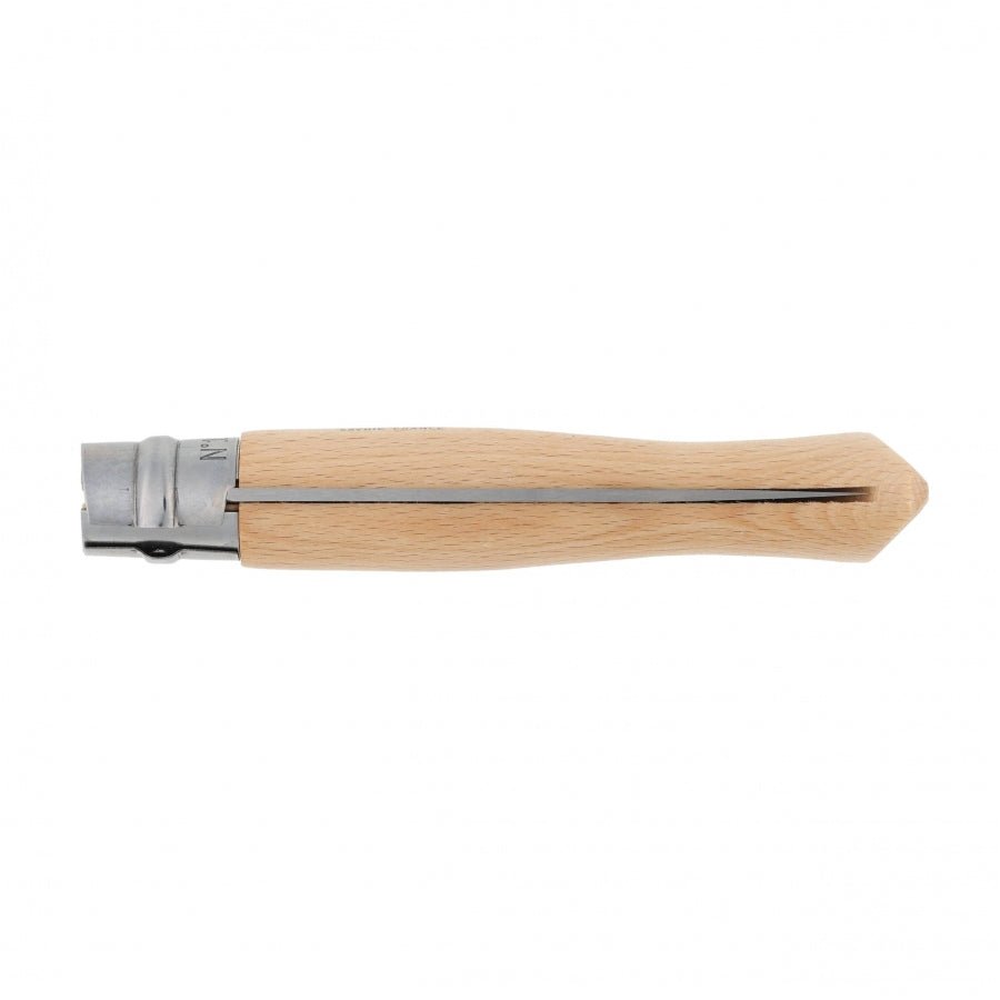 Opinel N°12 Inox zakmes robuust EDC met Virobloc - Vouwmes - Broer Outdoor - 3123840010842
