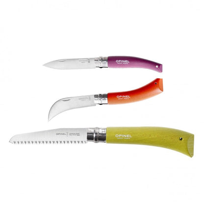 Opinel tuin gereedschapset inklapbaar 3 - delig met Virobloc - Tuingereedschap - Broer Outdoor - 3123840016172
