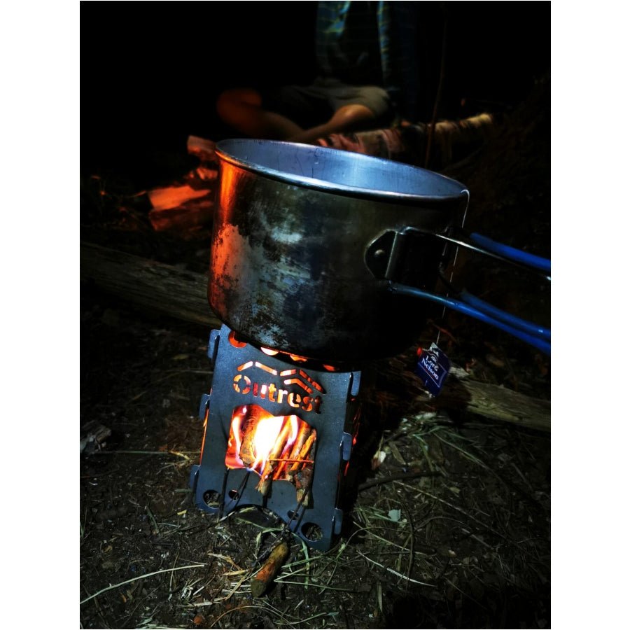 Outrest Travel Stove houtkachel opvouwbaar compact kooktoestel - Kookset - Broer Outdoor - 5904441281361