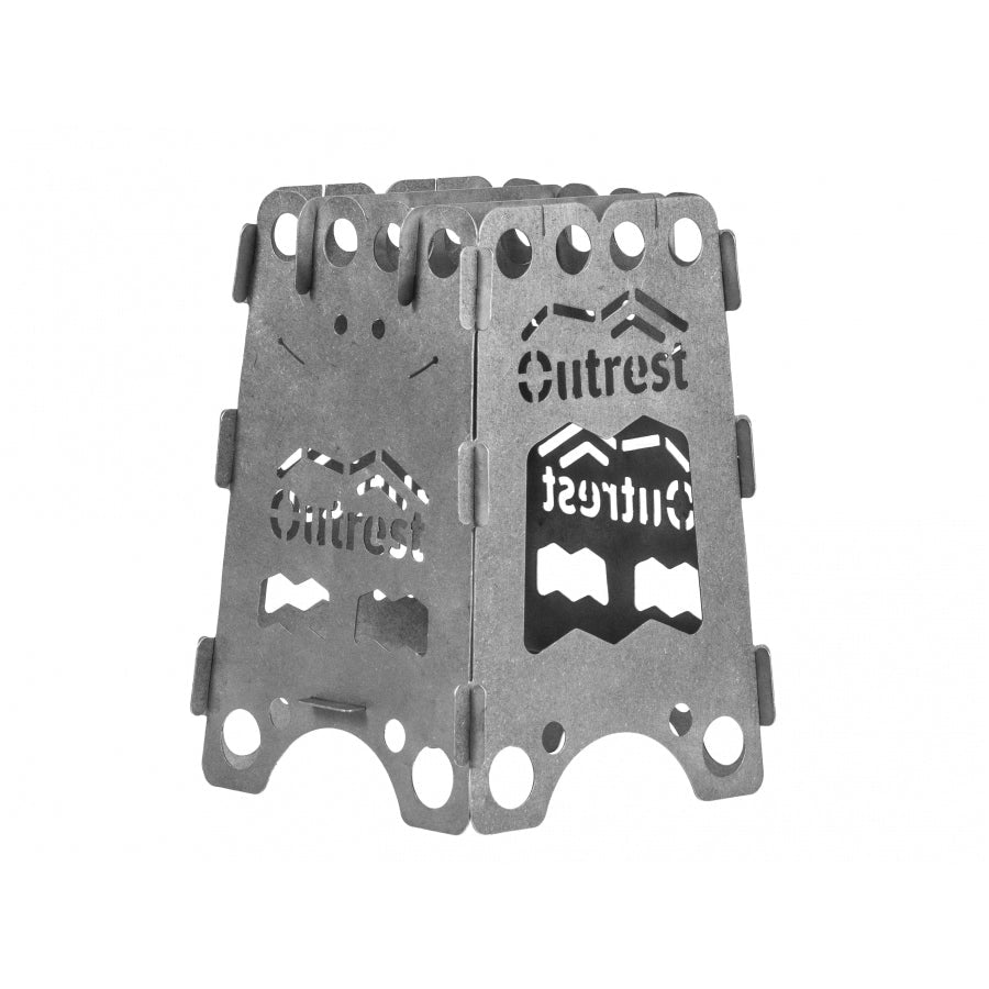 Outrest Travel Stove houtkachel opvouwbaar compact kooktoestel - Kookset - Broer Outdoor - 5904441281361