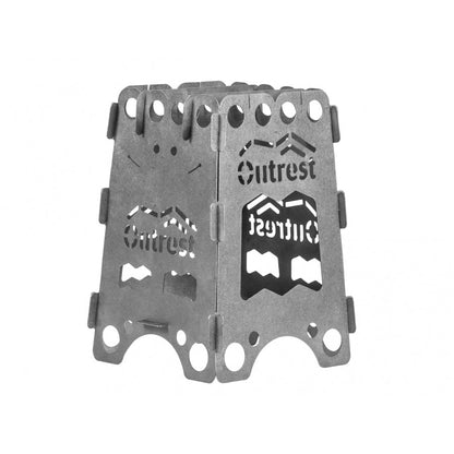 Outrest Travel Stove houtkachel opvouwbaar compact kooktoestel - Kookset - Broer Outdoor - 5904441281361