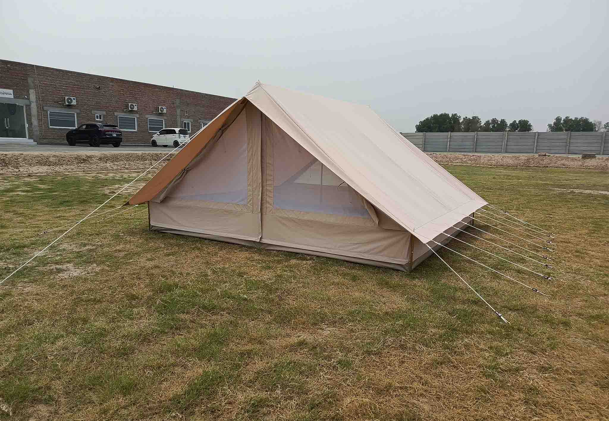 Patrol Scoutingtent Traveller 3.5 x 4 - Canvas Tenten - Broer Outdoor - 5407011669441