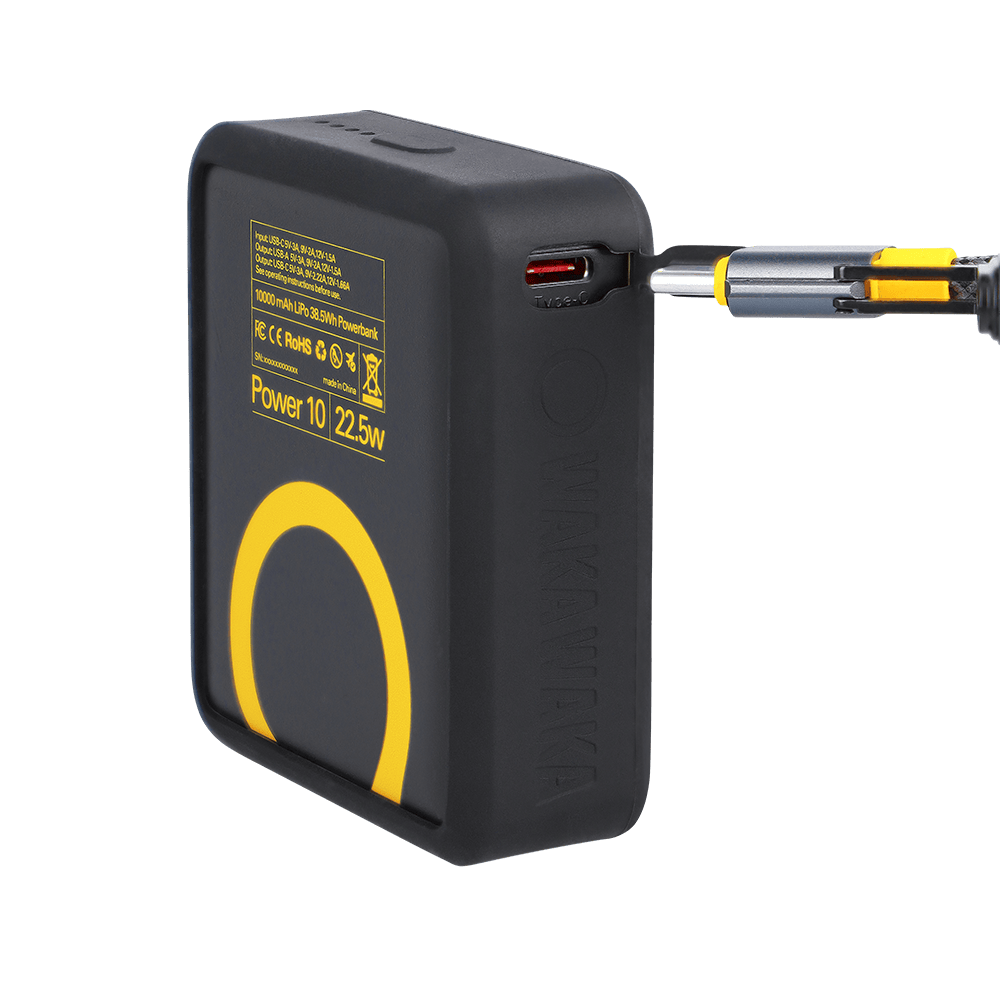 Powerbank 10000 mAh WakaWaka Power 10 - Accu - Broer Outdoor - 8718692050013