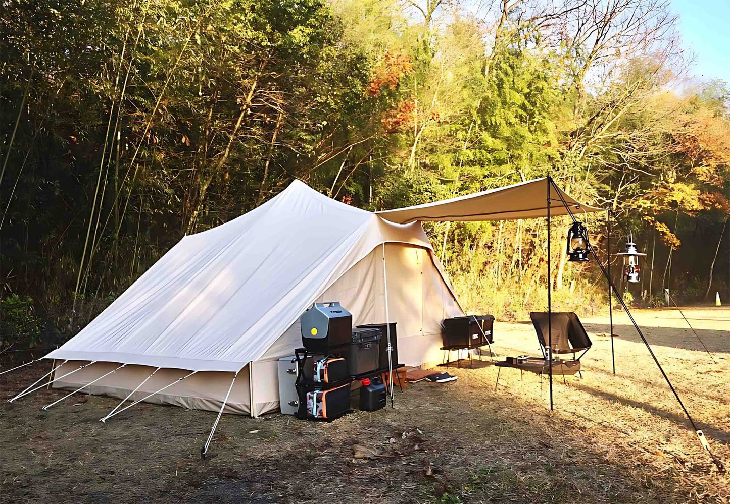 Roman Scoutingtent Traveller 3 x 4.4 - Canvas Tenten - Broer Outdoor - 5407011668253
