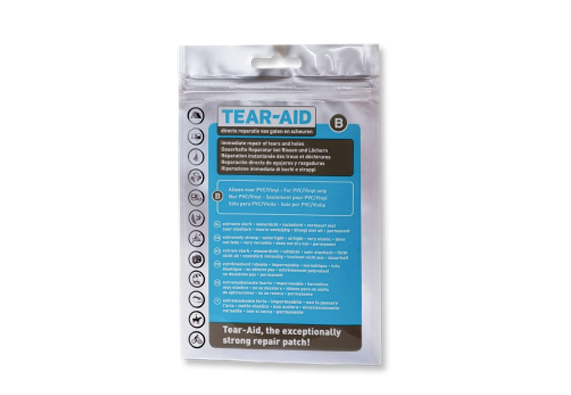 Tear Aid B Enkel Geschikt voor PVC/Vinyl - CanvasCare - Broer Outdoor - 5407011664729