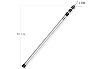 Telescopische Aluminium Tarppaal 260 cm - Tentonderdelen - Broer Outdoor - 5407011664798