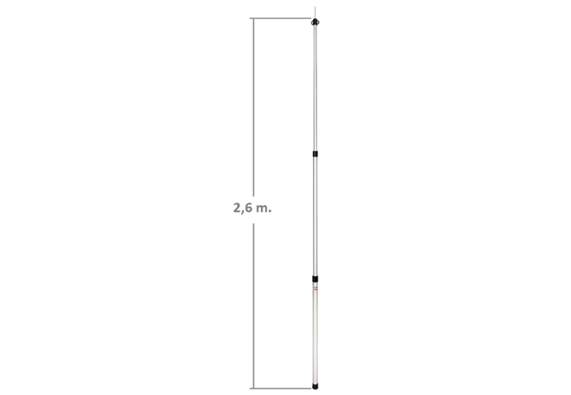 Telescopische Aluminium Tarppaal 260 cm - Tentonderdelen - Broer Outdoor - 5407011664798