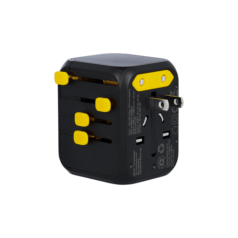 Universele Reisstekker WakaWaka Travelcharger - Zonnepaneel - Broer Outdoor - 8718692050075