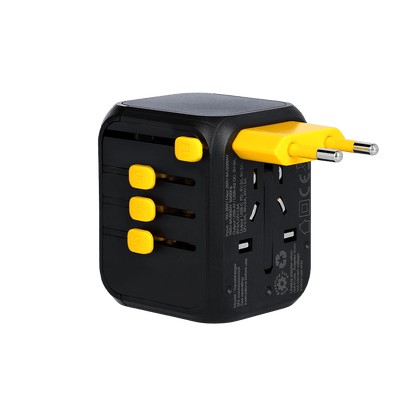 Universele Reisstekker WakaWaka Travelcharger - Zonnepaneel - Broer Outdoor - 8718692050075