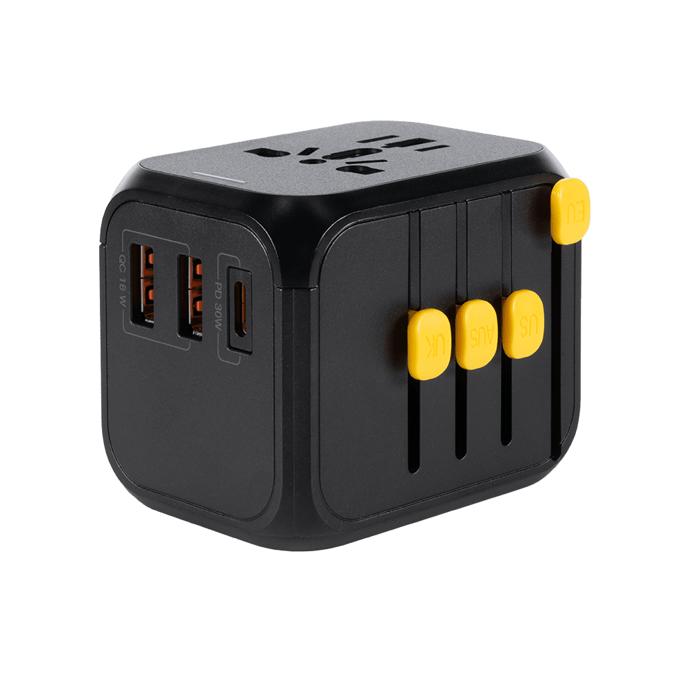 Universele Reisstekker WakaWaka Travelcharger - Zonnepaneel - Broer Outdoor - 8718692050075