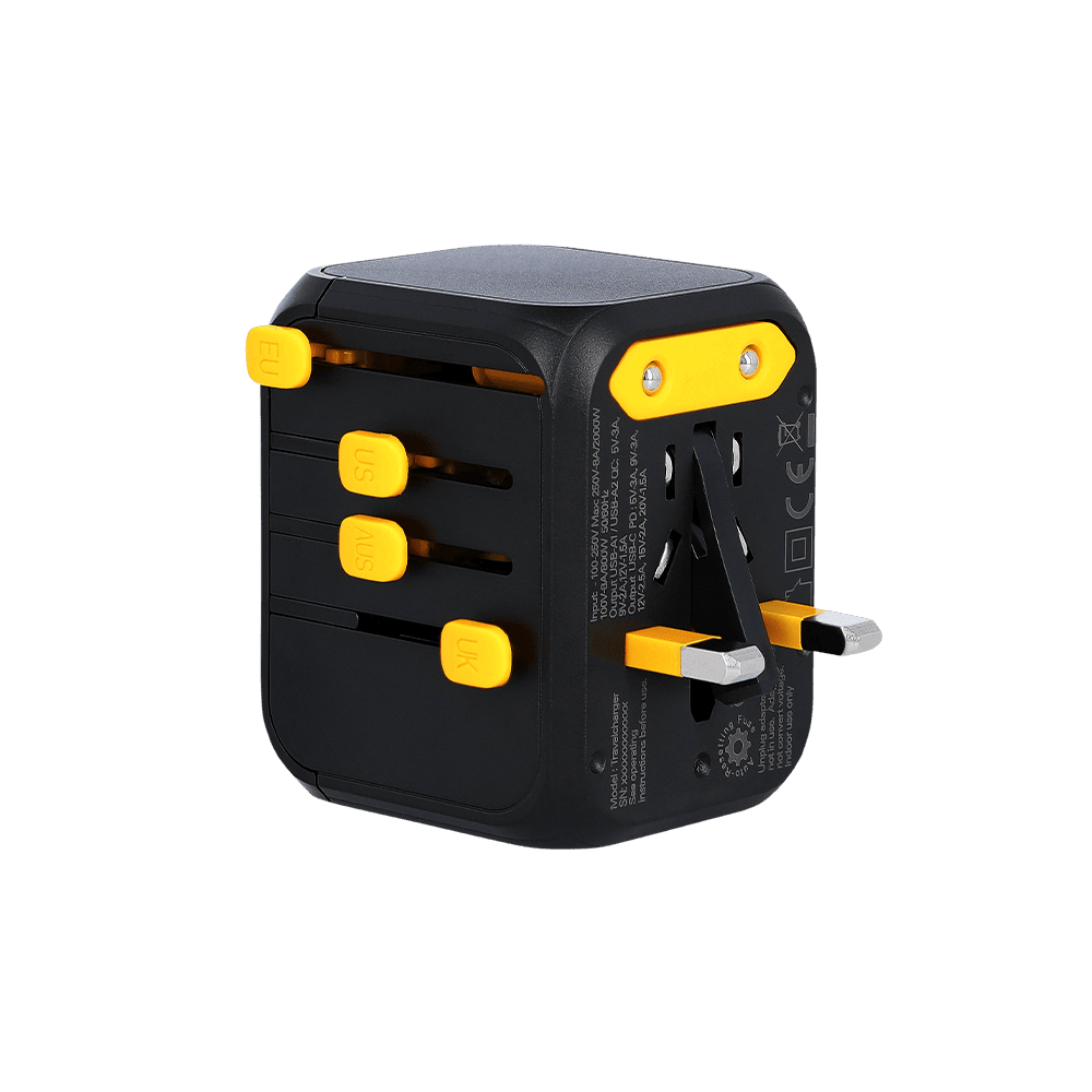 Universele Reisstekker WakaWaka Travelcharger - Zonnepaneel - Broer Outdoor - 8718692050075