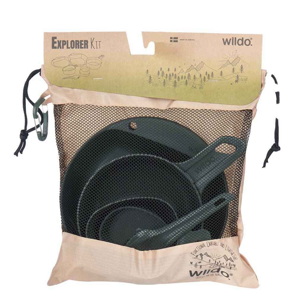 Wildo Explorer Camping Kit kookset - Cutlery - Broer Outdoor - 7330883662211