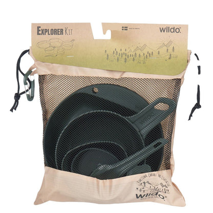 Wildo Explorer Camping Kit kookset - Cutlery - Broer Outdoor - 7330883662211