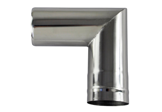 Winnerwell 90° Buis Roestvrijstaal - Kachel Onderdelen - Broer Outdoor - 714757084311