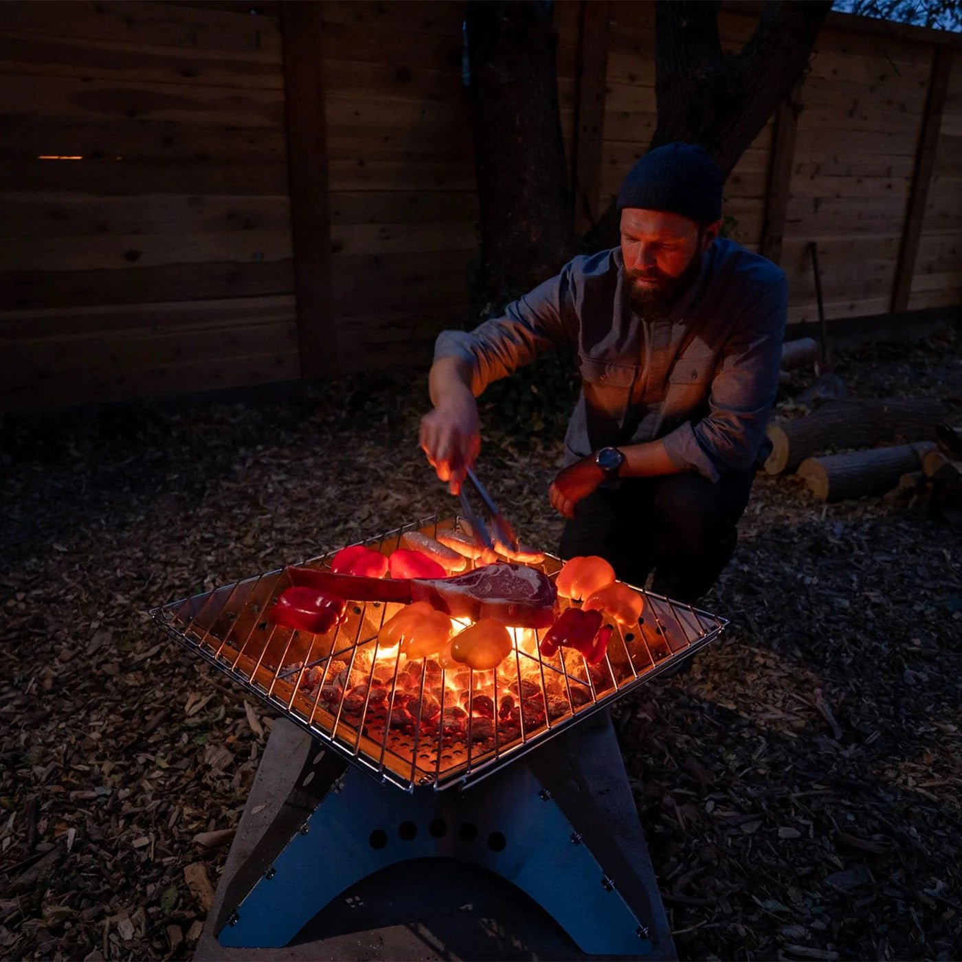 Winnerwell Bakrooster voor Platte Vuurkorf - Kachel Onderdelen - Broer Outdoor - 714757084021