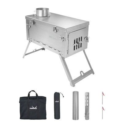 Winnerwell Fastfold Titanium Campingkachels - Tentkachel - Broer Outdoor - 8785350673068