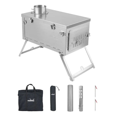 Winnerwell Fastfold Titanium Campingkachels - Tentkachel - Broer Outdoor - 0714757076651