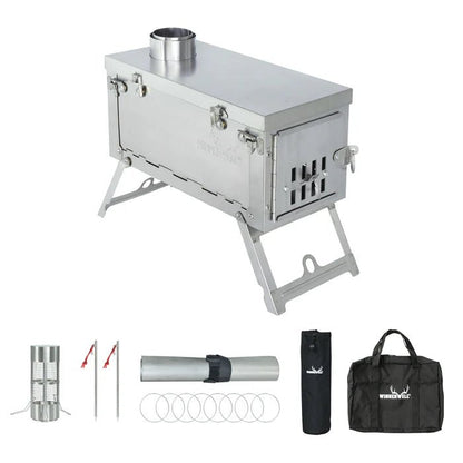 Winnerwell Fastfold Titanium Campingkachels - Tentkachel - Broer Outdoor - 8785350673044