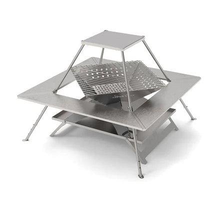 Winnerwell Fire Guard Stove Table Bescherming en Kooktafel - Accessoires voor haarden en houtkachels - Broer Outdoor - 8785350672986