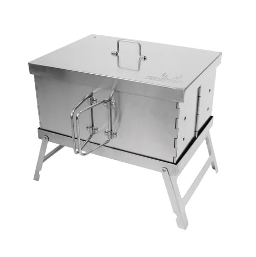 Winnerwell Flat Smoker RVS Rookoven - Accessoires voor haarden en houtkachels - Broer Outdoor - 8785350672870
