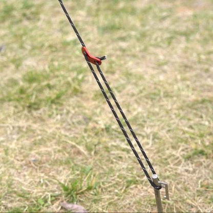 Winnerwell Guyline Peg Set RVS Haringen en Scheerlijnen Set - Haringen - Broer Outdoor - 8785350672993