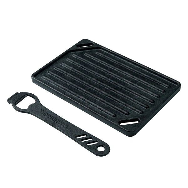 Winnerwell Iron Camping Cooker Stove Petroleum Kachel met Grillplaat en Draagtas - Tentkachel - Broer Outdoor - 8785350672801