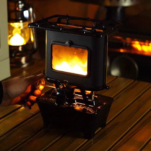 Winnerwell Iron Camping Cooker Stove Petroleum Kachel met Grillplaat en Draagtas - Tentkachel - Broer Outdoor - 8785350672801