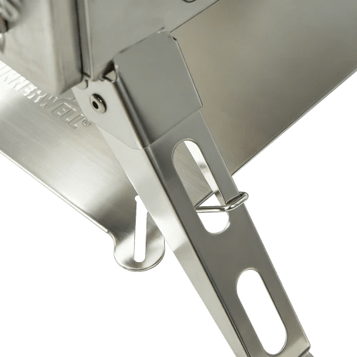 Winnerwell RVS Heat Shield voor Nomad M en L Kachels - Accessoires voor haarden en houtkachels - Broer Outdoor - 8785350673013