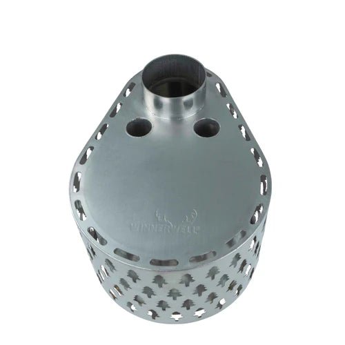 Winnerwell Secondary Combustion Burner RVS Kachelopzetstuk - Accessoires voor haarden en houtkachels - Broer Outdoor - 8785350672979