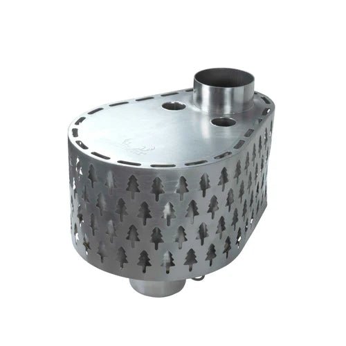 Winnerwell Secondary Combustion Burner RVS Kachelopzetstuk - Accessoires voor haarden en houtkachels - Broer Outdoor - 8785350672979