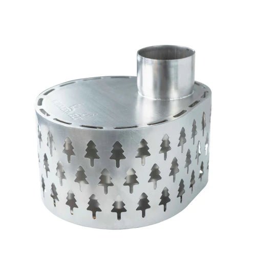 Winnerwell Secondary Combustion Burner RVS Kachelopzetstuk - Accessoires voor haarden en houtkachels - Broer Outdoor - 8785350672962