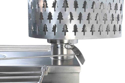 Winnerwell Secondary Combustion Burner RVS Kachelopzetstuk - Accessoires voor haarden en houtkachels - Broer Outdoor - 8785350672979