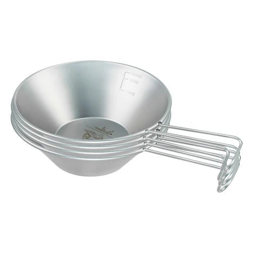 Winnerwell Sierra Cup Bowl en Plate Set RVS Servies - Bestek - Broer Outdoor - 8785350672894