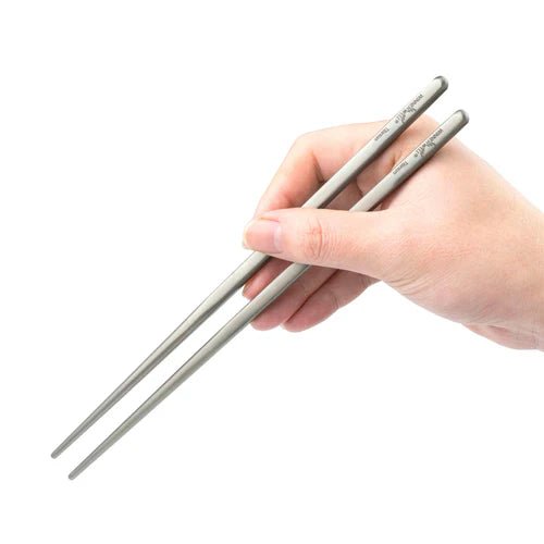 Winnerwell Square Titanium Chopsticks Herbruikbare Eetstokjes - Chopsticks - Broer Outdoor - 8785350672931