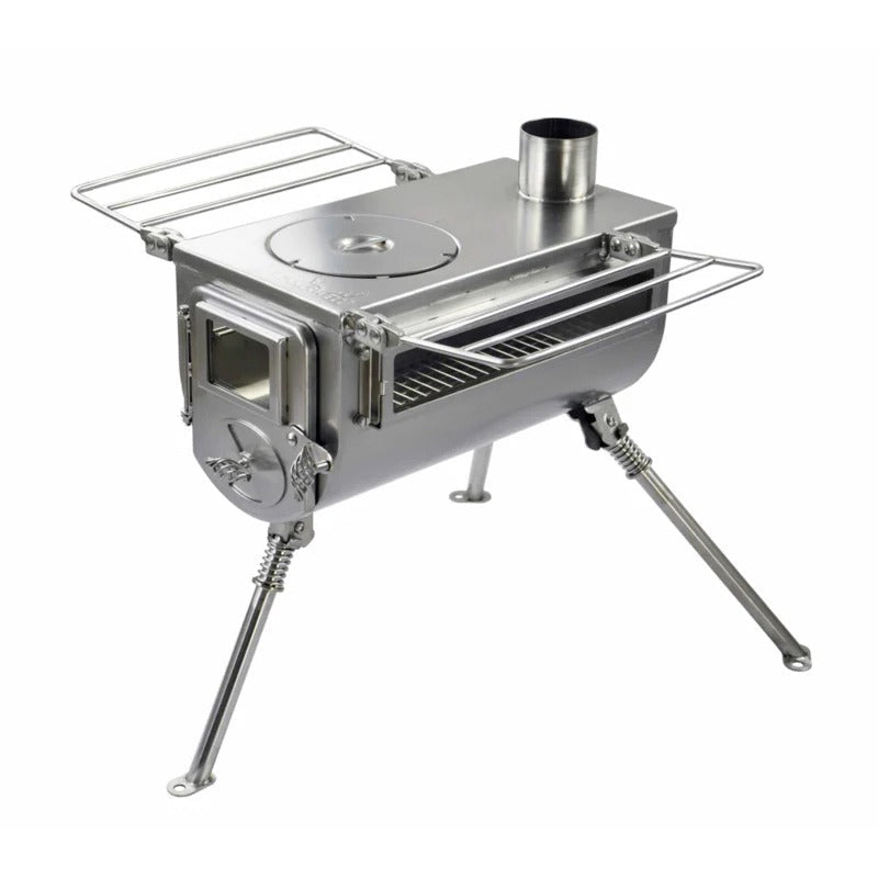 Winnerwell Tent Stove with 3 Large Viewing Windows for Ambiance