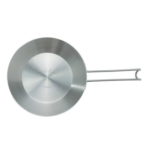 Winnerwell Titanium Camping Deep Skillet Tri - Ply 1.4L - Kookpan - Broer Outdoor - 8785350672948