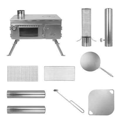 Winnerwell Woodlander Pizza Oven Camping Stove - Tentkachel - Broer Outdoor - 8785350672788
