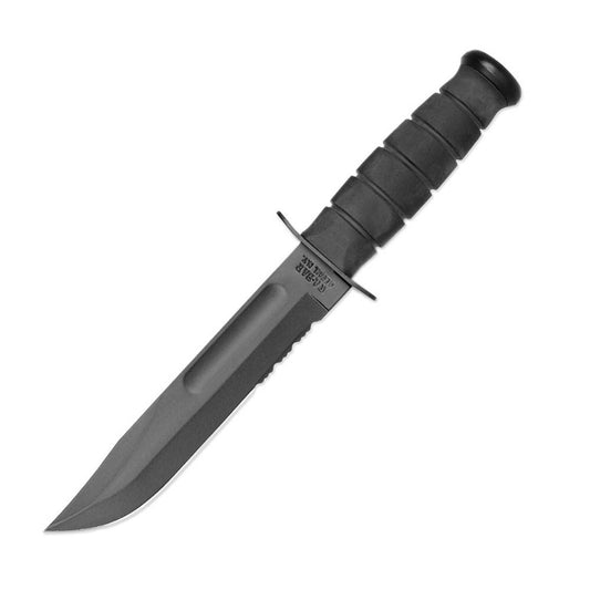 Ka-Bar 1214 Serrated Fixed Blade Knife