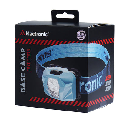 Mactronic Base Camp Hoofdlamp 360 Lumen Blauw