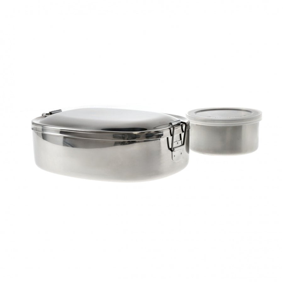 Zebra Thailand 16 cm Stalen Lunchbox - Lunchbox - Broer Outdoor - 8851991520167